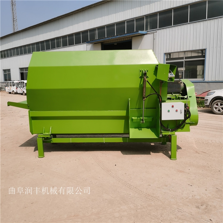 麥草秸稈攪拌機(jī)中型攪拌機(jī)秸稈揉絲攪拌機(jī)