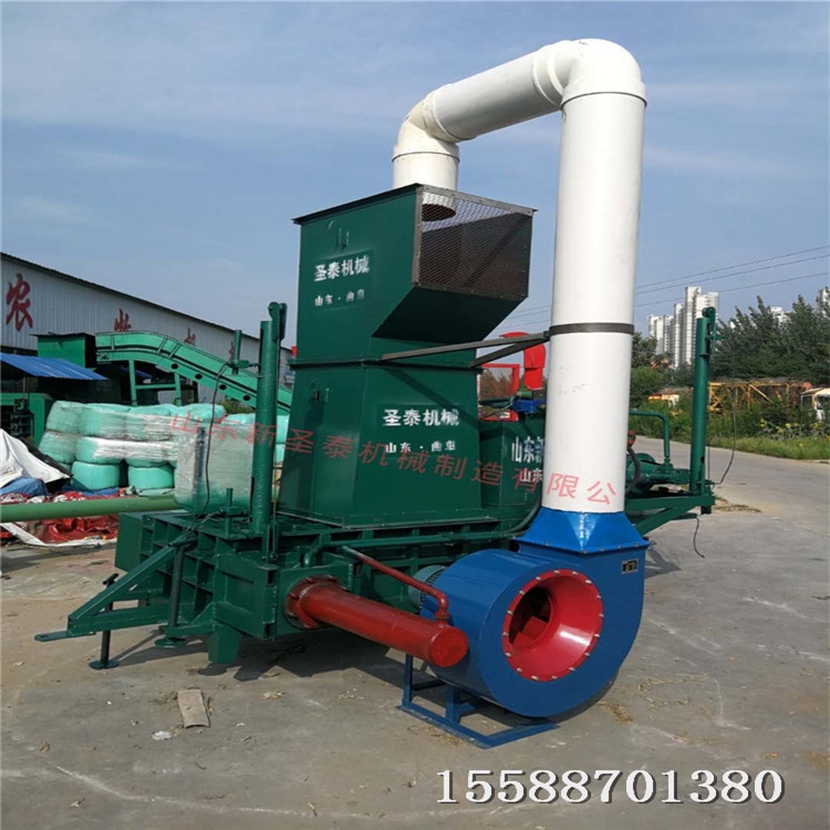 濟(jì)寧金鄉(xiāng)蒜皮打包機(jī)廠家 臥式雙缸蒜皮壓塊機(jī)價(jià)格