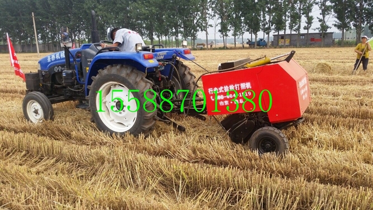 粉碎后玉米秸稈撿拾打捆機(jī)價格   圓捆打捆機(jī)