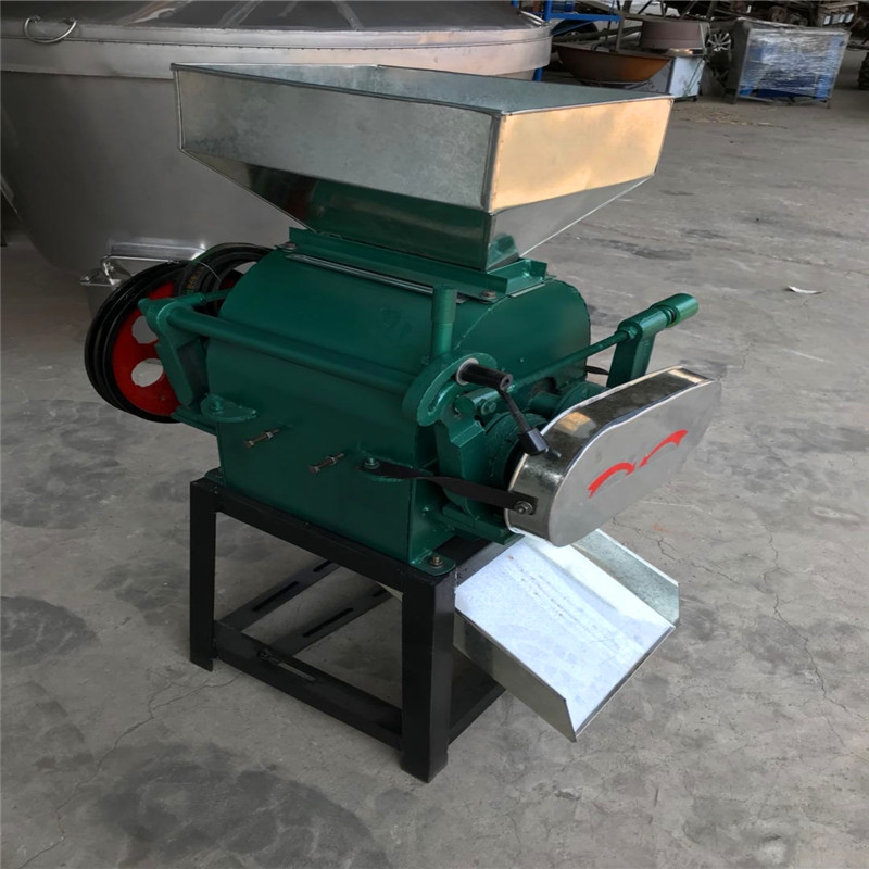 肥西縣對輥式黃豆伐扁機(jī)油坊榨油壓扁機(jī)