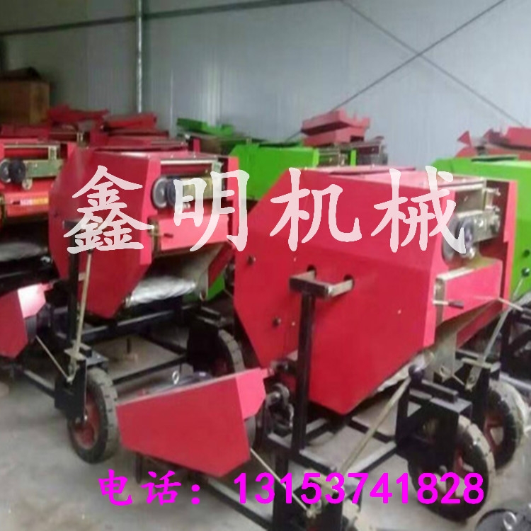 鑫明5552青貯打捆包膜機(jī)性能 批發(fā)牧草膜 捆扎麻繩價(jià)格