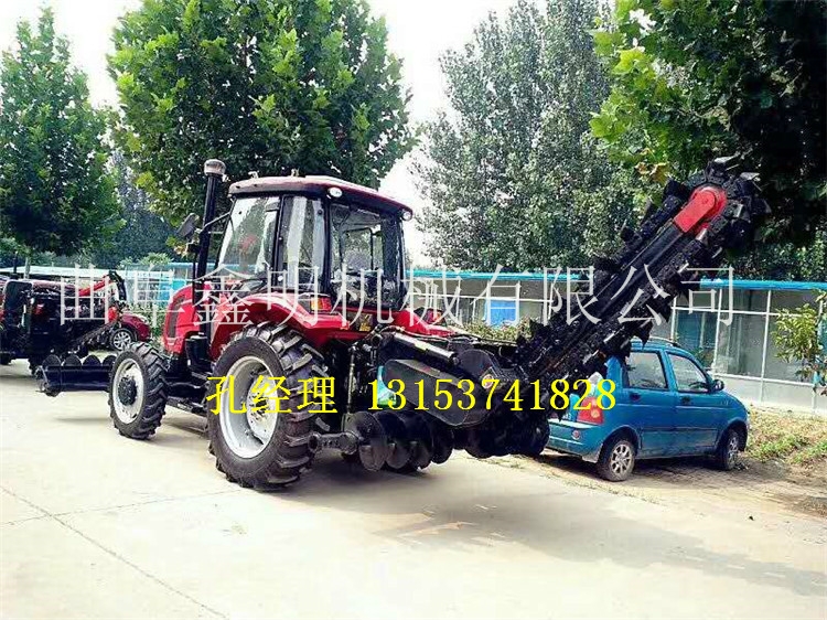 鏈條式開溝機 拖拉機帶回旋式開溝機 深度可調開溝機