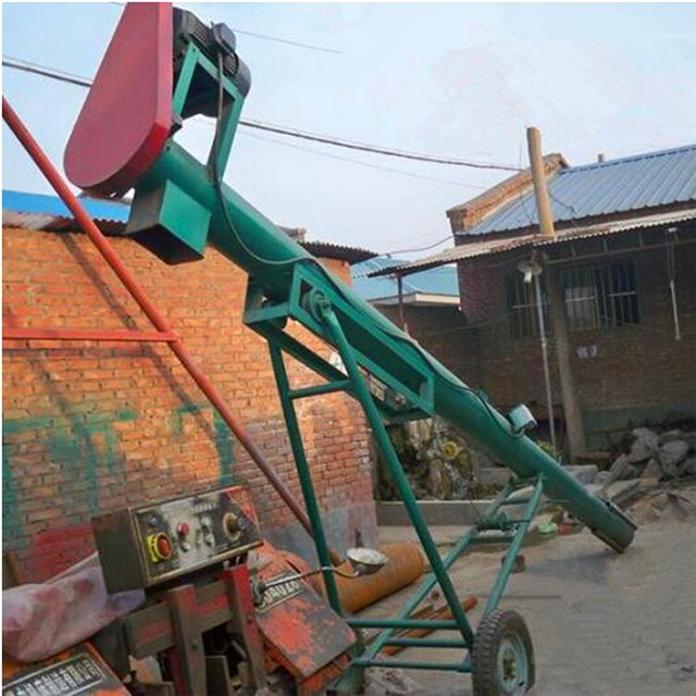移動型水泥干粉螺旋提升機(jī)  加厚管壁螺旋提升機(jī)
