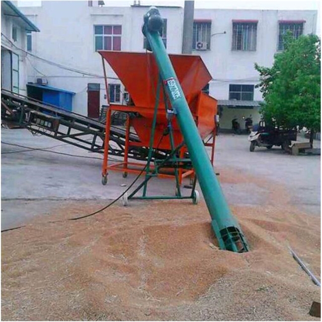 小型螺旋提升上料機(jī) 糧食輸送機(jī) 辣椒 黃豆提升機(jī) 螺旋桿自動(dòng)上料