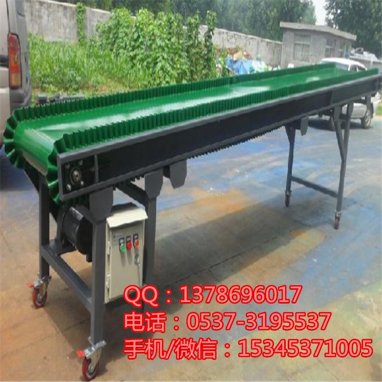 宜興市圓管爬坡裝車輸送機 電動行走式沙子傳送機