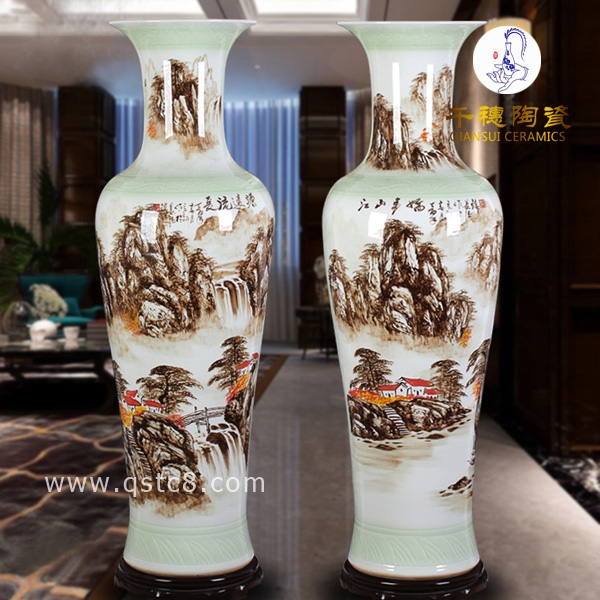 公司慶典禮品大花瓶定制_定做禮品大花瓶加字加祝福語