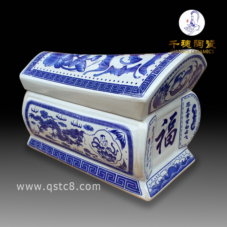 質(zhì)量好的陶瓷棺材價格_定做景德鎮(zhèn)高檔雕刻骨灰棺材價格