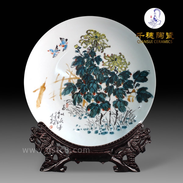 瓷器紀(jì)念盤定做的方式有幾種_開業(yè)禮品瓷盤賞盤個性化定制