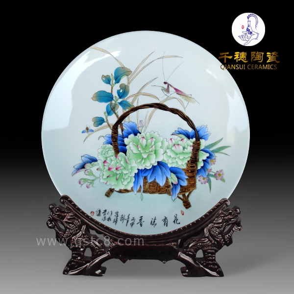 大樓落成典禮用的紀(jì)念盤_高檔紀(jì)念盤落成典禮