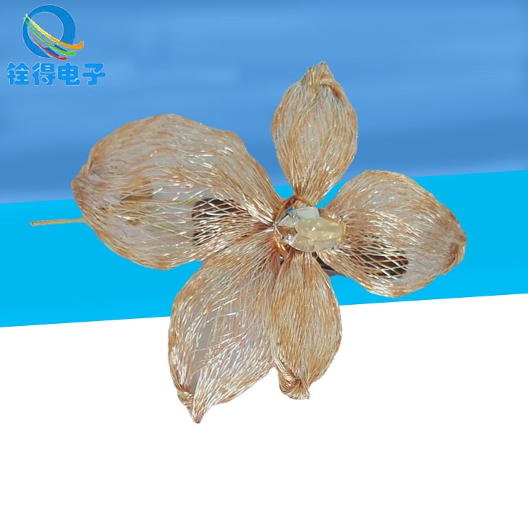 銓得供應銅線編織工藝發(fā)夾用  銅編織線可按客戶要求加工定制生產(chǎn)