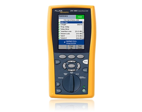 回收Fluke DTX-1800七類電纜認(rèn)證分析儀