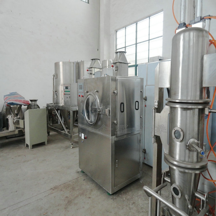 陜西  多功能多用途滾筒有孔包衣機(jī) 圖片