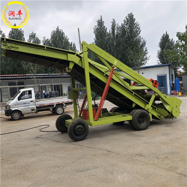 牛場(chǎng)青儲(chǔ)取料機(jī) 電動(dòng)扒草機(jī) 青儲(chǔ)池移動(dòng)刮料機(jī)