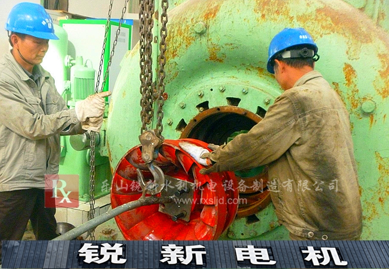 四川樂(lè)山銳新電機(jī)臥式水輪發(fā)電機(jī)組大修，維修臥式水輪發(fā)電機(jī)組
