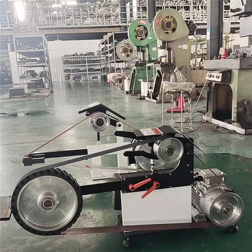 汽摩砂帶機 廢鋼廢鐵打磨機 機械磨邊砂帶機