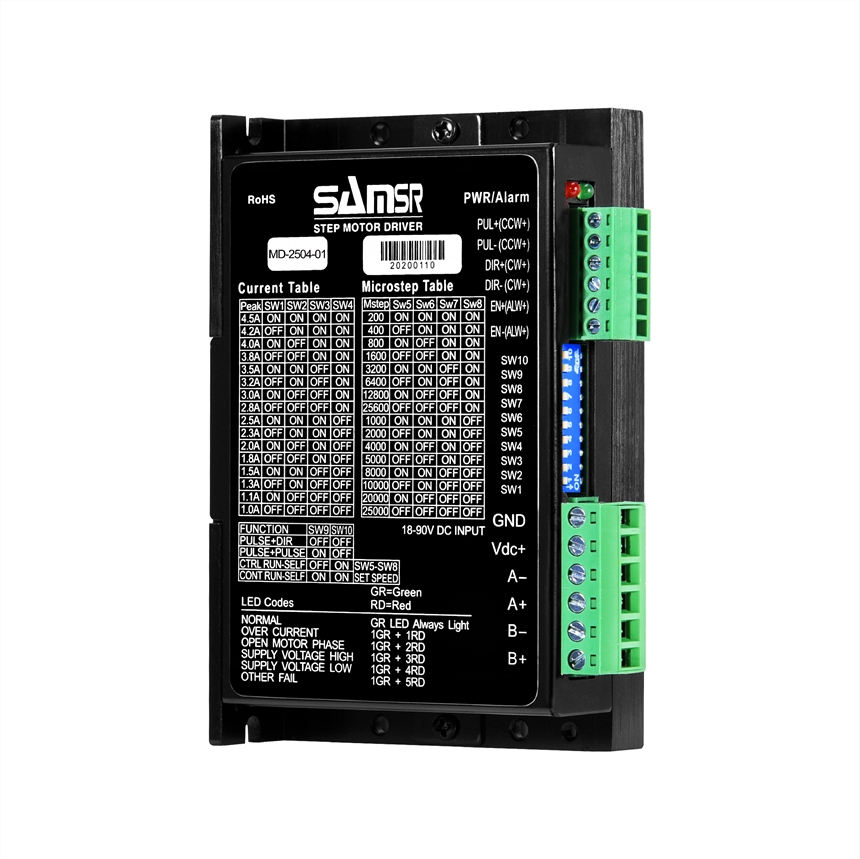 山社IO控制直流57步進電機驅動器MD-2504-01高速大力矩輸出3000rpm