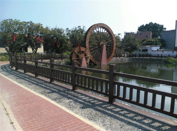 甘肅水泥仿石草坪柵欄 戶外籬笆景區(qū)公園綠地綠化帶小區(qū)花園護欄欄桿 熱銷