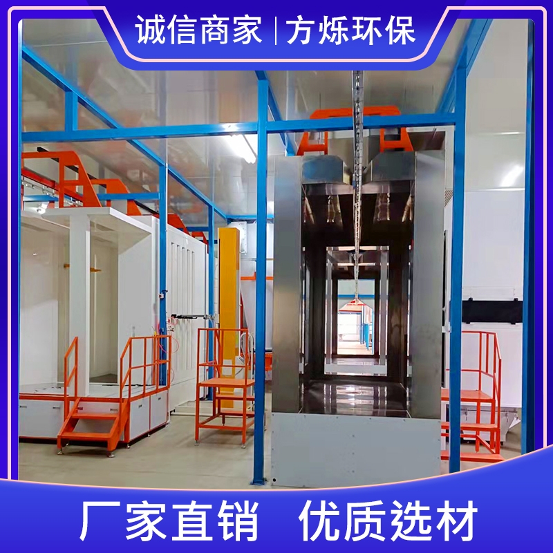 工業(yè)噴塑涂裝流水線設(shè)備懸掛粉末自動(dòng)固化爐全套靜電噴塑烤箱定制