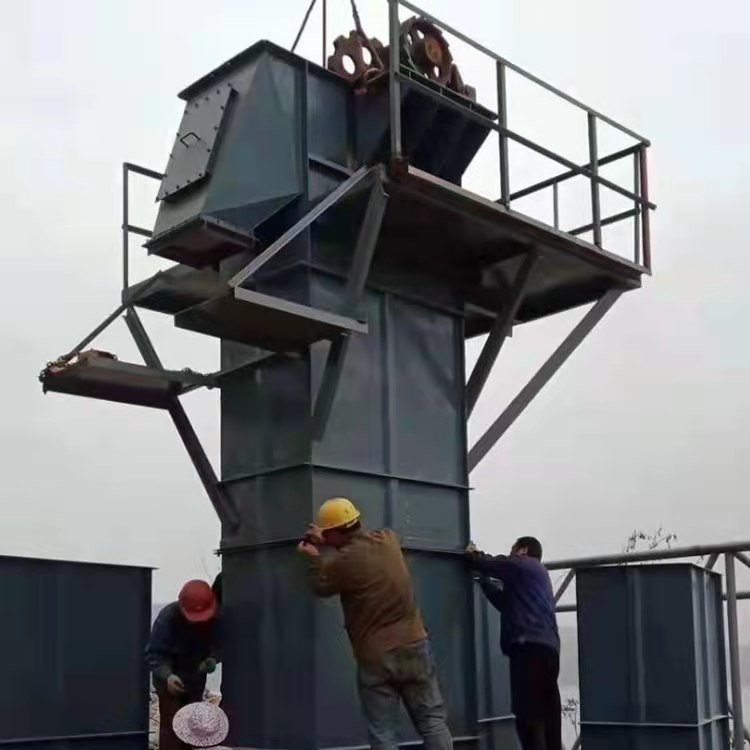 板鏈NE50碳鋼垂直上料機 斗式提升機