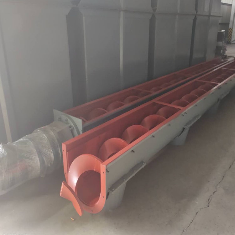工業(yè)除塵物料輸送 304無軸除塵輸送機  圣迪廠家直供