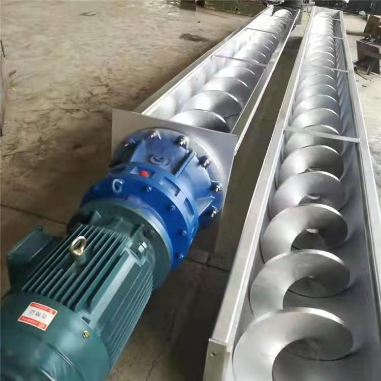 水泥煤炭自動(dòng)輸送給料機(jī)  無(wú)軸螺旋輸送機(jī) 廠家直銷(xiāo)