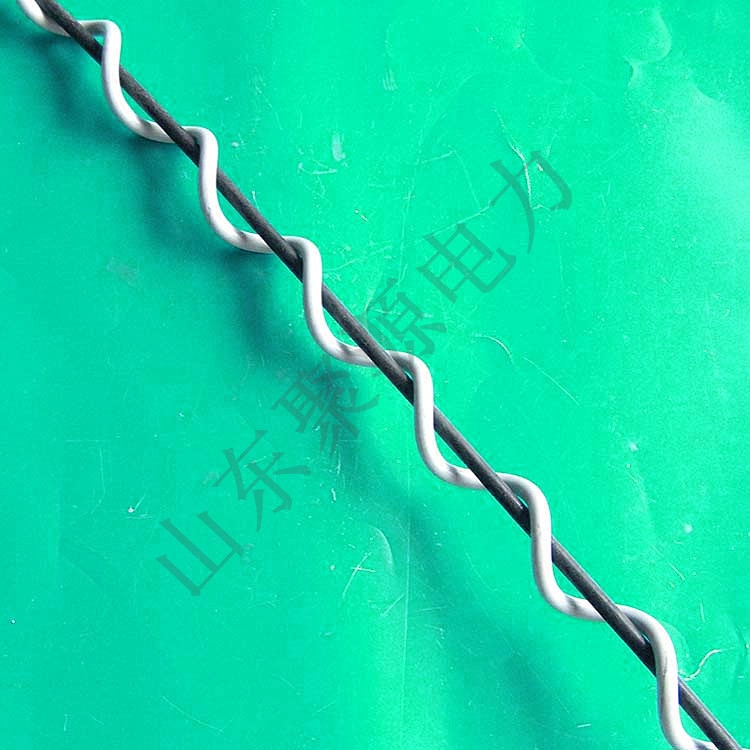 防震鞭螺旋防震鞭電力光纜減震金具