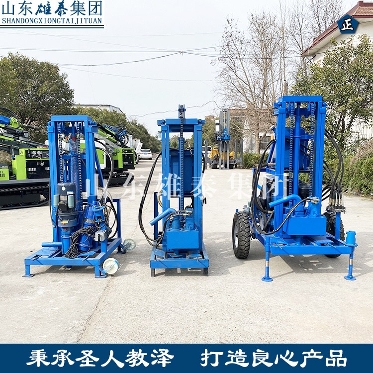 小型柴油水井鉆機(jī) 折疊式打井設(shè)備 家用農(nóng)田灌溉鉆井機(jī)