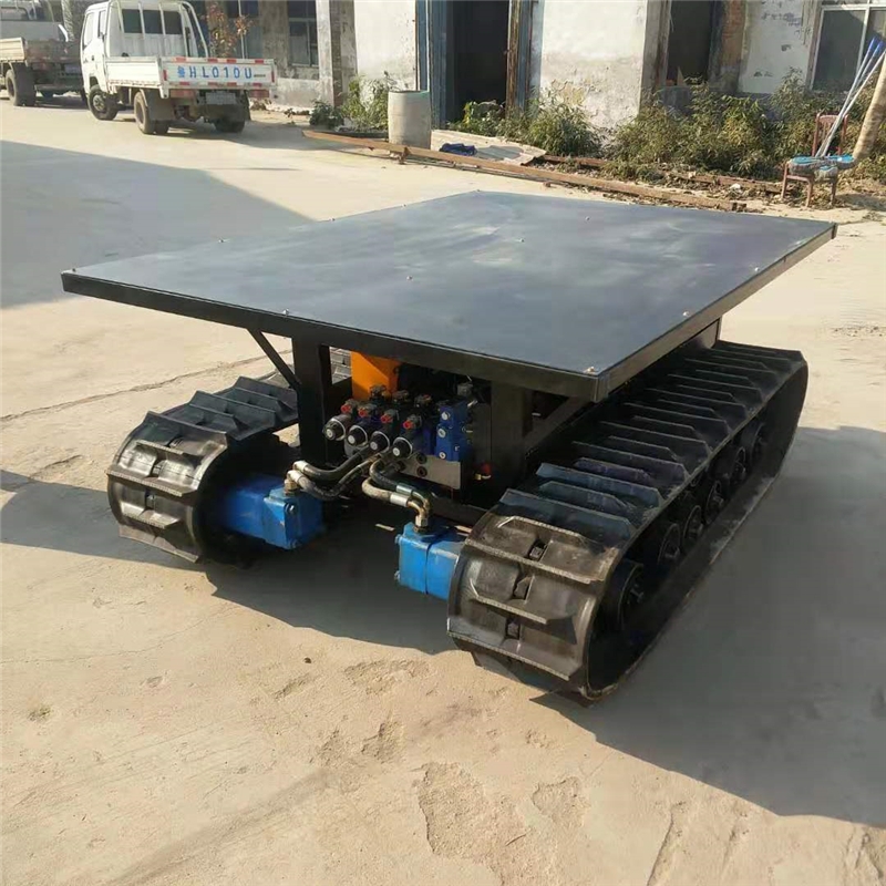 山東小型機器人橡膠履帶底盤廠家定制