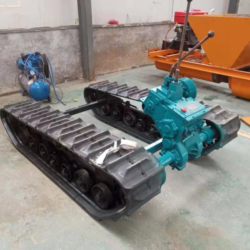 山東變速箱橡膠履帶底盤總成廠家定制