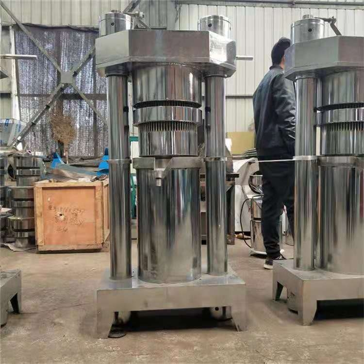 商用玉米胚芽榨油機(jī) 華銘世150型菜籽多功能三相電榨油設(shè)備上門安裝