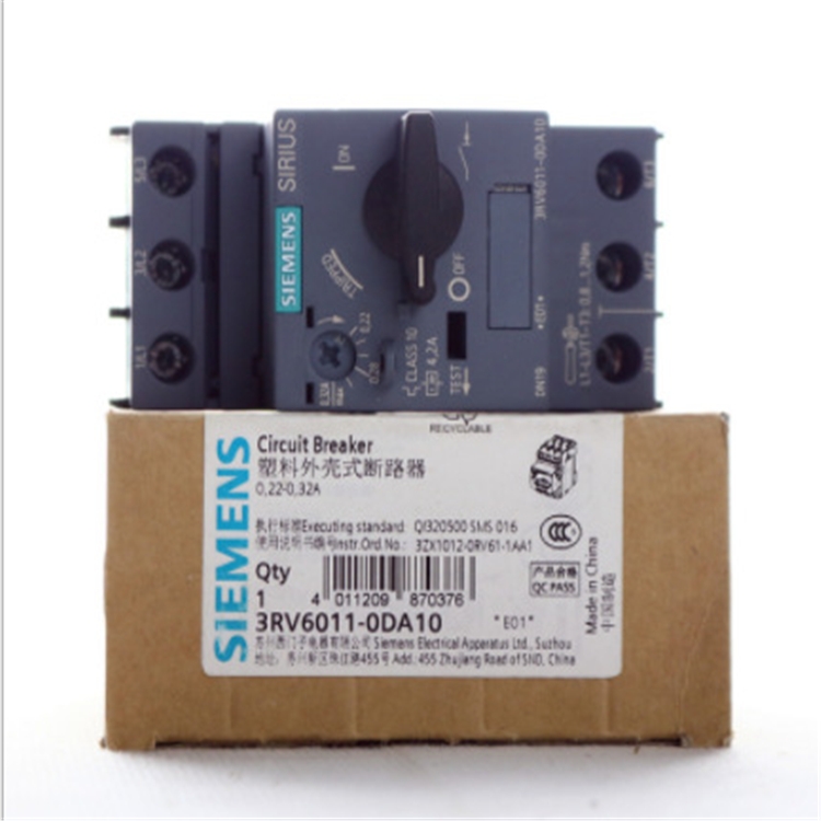 西門(mén)子電機(jī)保護(hù)斷路器3RV1011-1KA10