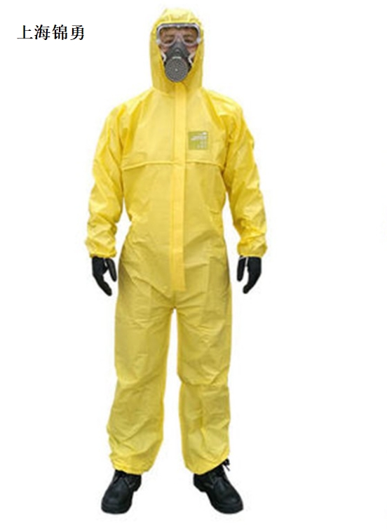 YY23-T-99-132-02 MG2300T 黃色增強型連體防護服 輕型防化學(xué)連體服