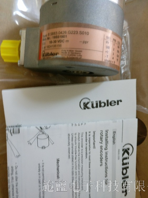 baumer旋轉編碼器GM400.A12AB02編碼器可以提供報關單