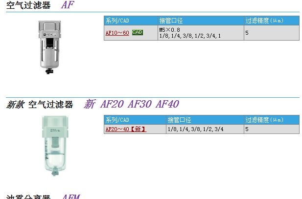 AF40-04D-2R-A快速報(bào)價(jià)