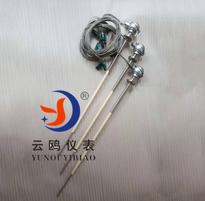 B型鉑金套管熱電偶平昌液晶玻璃測溫用