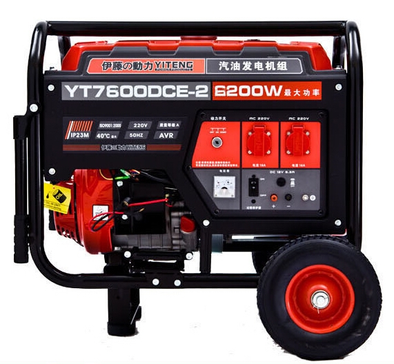 便攜式6KW汽油發(fā)電機(jī)YT7600DCE-2