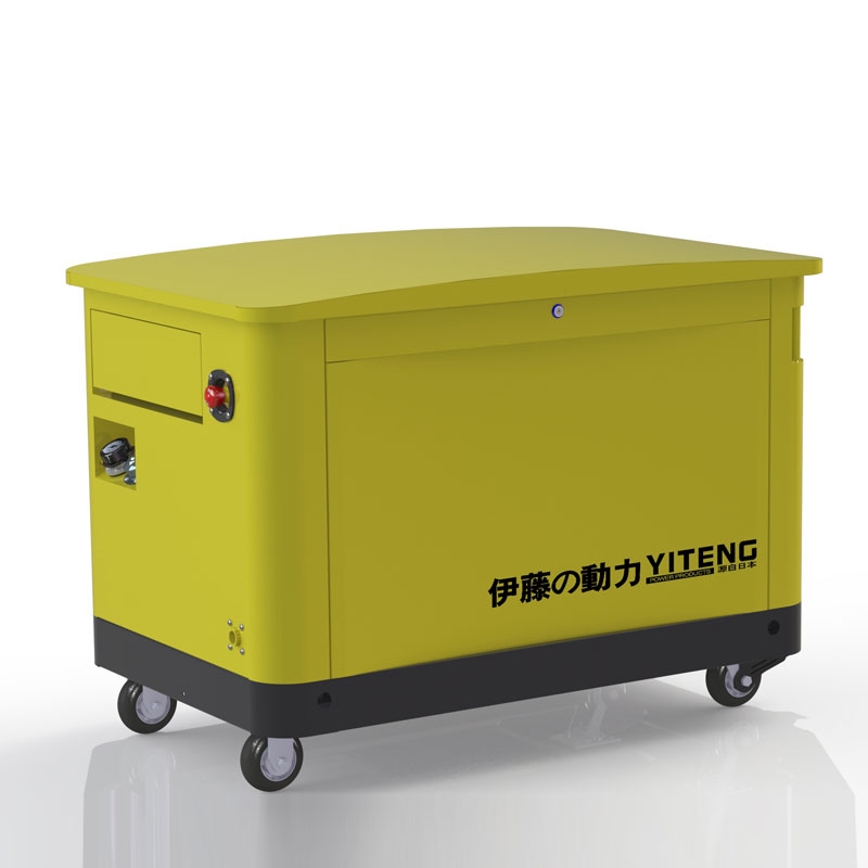 伊藤動力移動式靜音汽油發(fā)電機10KW