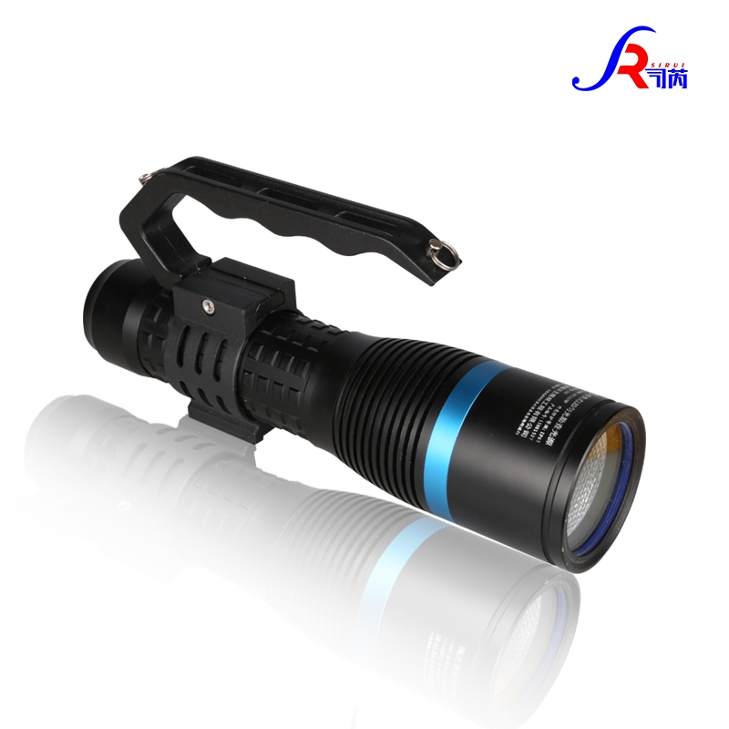 jw7112/hp便攜led勻光勘查光源紅/藍(lán)/紫/綠/橙濾波片手提探照電筒