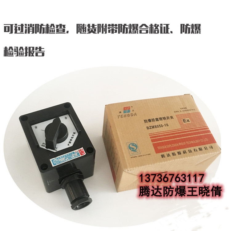 BZM單控開關(guān) 防爆防腐照明開關(guān)