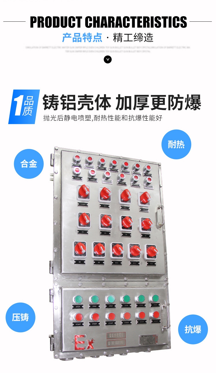 粉塵防爆電氣配電箱 非標定制不銹鋼檢修照明控制箱 資質(zhì)全廠家