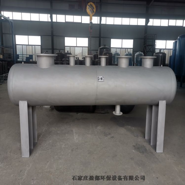 大流量碳鋼分集水器 熱力集分水器 不銹鋼分汽缸云浮