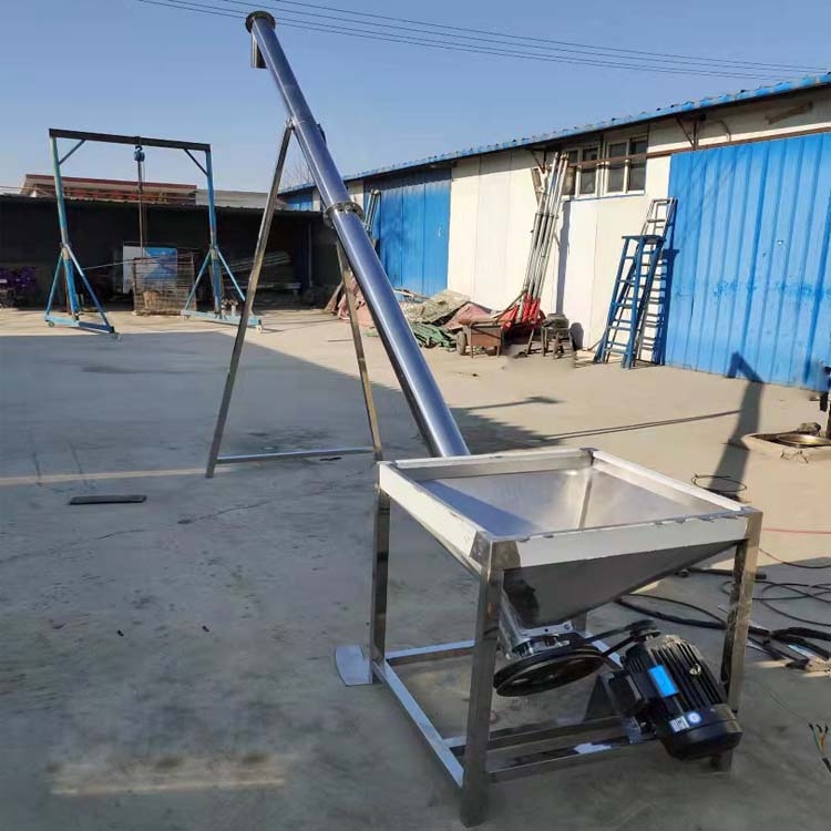 金銀花顆粒輸送機(jī)，不繡鋼螺旋加料機(jī)，大功率上料機(jī)