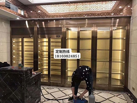 鏡子不銹鋼酒架家裝定制