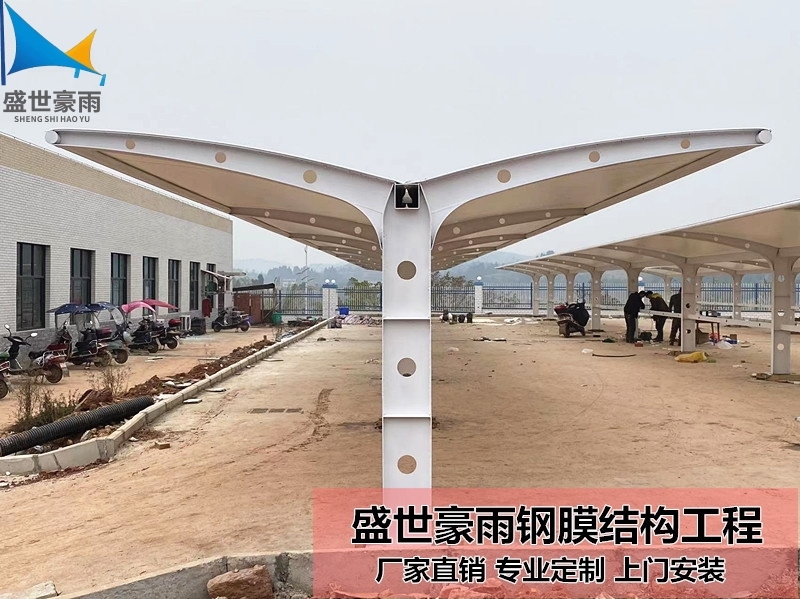 新疆伊犁哈薩克自治州充電樁遮陽棚盛世豪雨工程報(bào)價(jià)品質(zhì)可靠