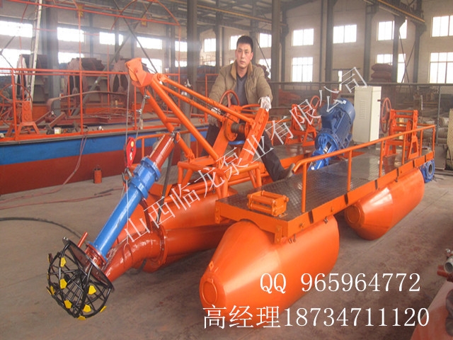 臨龍船舶簡(jiǎn)便式小型魚塘清淤機(jī)組