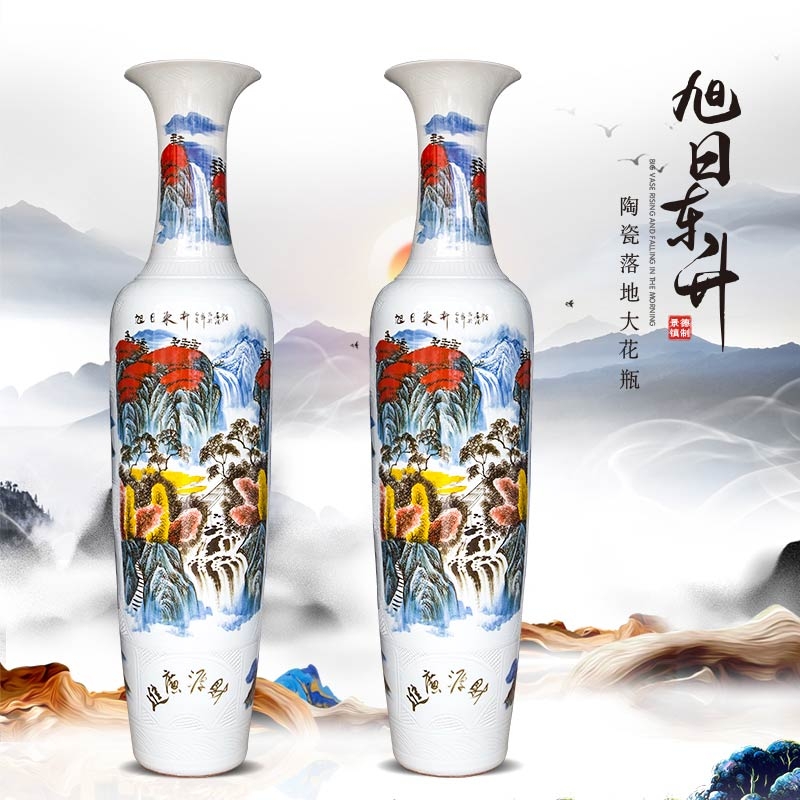 景德鎮(zhèn)大花瓶圖片 酒店開(kāi)業(yè)禮物送落地大花瓶