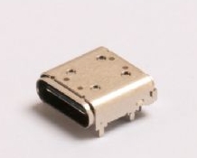 3.1USB type-c母座長(zhǎng)10.2mm前插后貼帶柱12P貼12P插