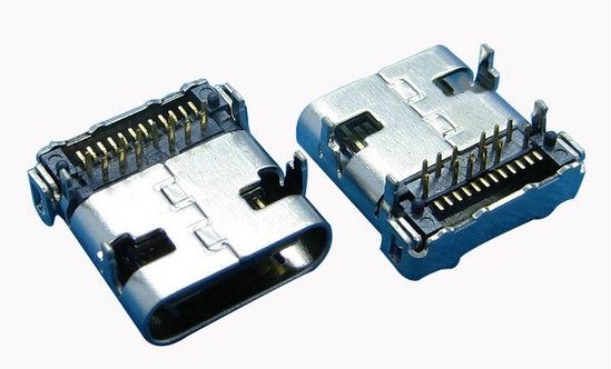 USB3.1 C母板上14P四腳插SMT+ DIPL=10.0MM