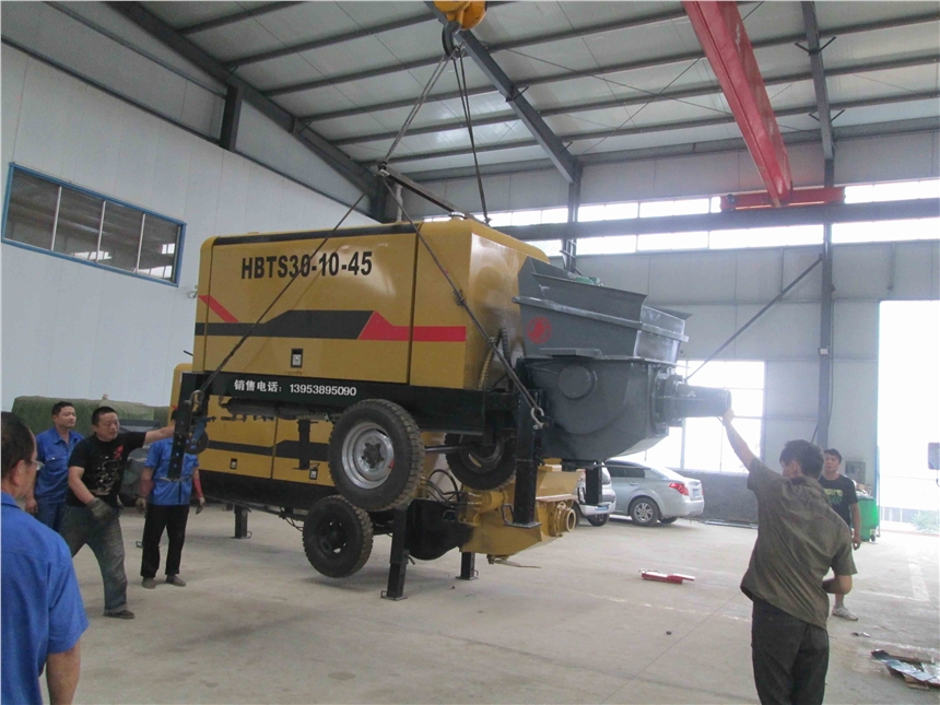福建煤礦-礦用混凝土地泵-自動化機器