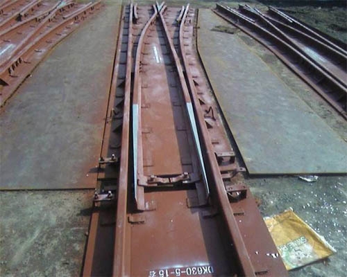 ZDK618-2-4礦用單開(kāi)道岔山西煤礦